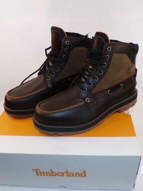 TIMBERLINE BRITTON ROAD MID LACE BURGUNDY FULL GRAIN BOOTS NEW IN BOX